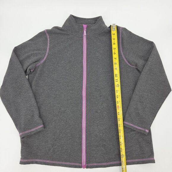 Quacker Factory Fleece Jacket Womens Size Medium Full Zip Mock Neck Fall Winter - Picture 7 of 10